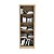 Armário Multiuso Moderno 60x171,5cm com 2 Portas e 5 Nichos - Imagem 4