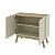 Buffet Aparador Moderno 90cm 2 Portas com Pés Madeira - Imagem 5
