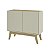 Buffet Aparador Moderno 90cm 2 Portas com Pés Madeira - Imagem 3