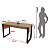 Mesa Escrivaninha para Escritório Home Office 136x74cm - Imagem 4