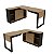 Mesa Escrivaninha em L com Nicho e Porta de Correr 160x74cm - Imagem 6