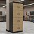 Armário Locker Guarda Volumes 60x160cm 8 Portas com Chaves - Imagem 3