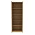 Armário Cristaleira 59,8x171,5cm com 2 Portas de Vidro e 4 Prateleiras - Imagem 4