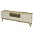 Rack para TV até 65 Polegadas 180x62,5cm 2 Portas Pés em Madeira - Imagem 4