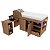 Cama Infantil/Juvenil Multifuncional Moderna com Mesa 193x117,5cm - Imagem 13