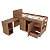 Cama Infantil/Juvenil Multifuncional Moderna com Mesa 193x117,5cm - Imagem 11
