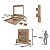 Cama Articulada Casal com Mesas de Cabeceira 209,9x198cm - Imagem 16