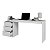 Mesa Escrivaninha Escritório/Home Office 176,5x78,5cm 3 Gavetas - Imagem 13