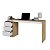 Mesa Escrivaninha Escritório/Home Office 176,5x78,5cm 3 Gavetas - Imagem 4