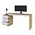 Mesa Escrivaninha Escritório/Home Office 176,5x78,5cm com 3 Gavetas - Imagem 3