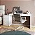 Mesa Escrivaninha Escritório/Home Office 176,5x78,5cm com 3 Gavetas - Imagem 10