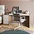Mesa Escrivaninha Escritório/Home Office 176,5x78,5cm com 3 Gavetas - Imagem 1