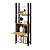Estante para Escritório/Home Office 63x178cm com 5 Prateleiras e 1 Porta - Imagem 3