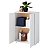 Balcão para Lavanderia 53,5x74cm com 1 Prateleira 2 Portas e 4 Pés - Imagem 3