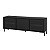 Rack p/ TV até 55'' Polegadas 136x48,5cm 3 Portas Vidro Pés Metálicos - Imagem 7