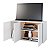 Rack para TV até 40'' Polegadas 90x53,5cm com 3 Portas e Rodízios - Imagem 3