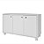 Rack para TV até 40'' Polegadas 90x53,5cm com 3 Portas e Rodízios - Imagem 2