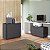 Conjunto para Escritório Home Office Balcões Organizadores com Rodízios - Imagem 1
