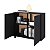 Conjunto para Escritório Home Office Balcões Organizadores com Rodízios - Imagem 4