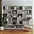 Estantes Livreiros Escritório Home Office 240x187,5cm com 24 Nichos - Imagem 5
