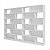 Estantes Livreiros Escritório Home Office 240x187,5cm com 24 Nichos - Imagem 6