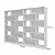 Estantes Livreiros Escritório Home Office 240x187,5cm com 24 Nichos - Imagem 7