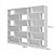 Estantes Livreiros Escritório Home Office 210x187,5cm com 24 Nichos - Imagem 7