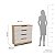 Cômoda Barcelona para Quarto em MDF 90x93cm com 4 Gavetas - Imagem 3