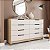 Cômoda Casal Barcelona em MDF 160x92,5cm com 8 Gavetas - Imagem 1