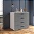 Cômoda Lisboa para Quarto 90x84cm com 4 Gavetas e 4 Pés - Imagem 11