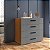 Cômoda Lisboa para Quarto 90x84cm com 4 Gavetas e 4 Pés - Imagem 3