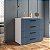 Cômoda Lisboa para Quarto 90x84cm com 4 Gavetas e 4 Pés - Imagem 13