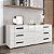 Cômoda Lisboa para Quarto 150x63cm com 6 Gavetas e 4 Pés - Imagem 16