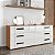 Cômoda Lisboa para Quarto 150x63cm com 6 Gavetas e 4 Pés - Imagem 6