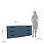Cômoda Lisboa para Quarto 150x63cm com 6 Gavetas e 4 Pés - Imagem 15