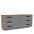 Cômoda Lisboa para Quarto 150x63cm com 6 Gavetas e 4 Pés - Imagem 5