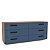 Cômoda Lisboa para Quarto 150x63cm com 6 Gavetas e 4 Pés - Imagem 11