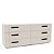 Cômoda Lisboa para Quarto 150x63cm com 6 Gavetas e 4 Pés - Imagem 14