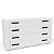 Cômoda Casal Lisboa para Quarto 150x83,5cm com 8 Gavetas e 6 Pés - Imagem 23