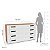 Cômoda Casal Lisboa para Quarto 150x83,5cm com 8 Gavetas e 6 Pés - Imagem 7