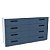 Cômoda Casal Lisboa para Quarto 150x83,5cm com 8 Gavetas e 6 Pés - Imagem 20