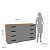 Cômoda Casal Lisboa para Quarto 150x83,5cm com 8 Gavetas e 6 Pés - Imagem 5