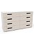 Cômoda Casal Lisboa para Quarto 150x83,5cm com 8 Gavetas e 6 Pés - Imagem 14