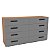 Cômoda Casal Lisboa para Quarto 150x83,5cm com 8 Gavetas e 6 Pés - Imagem 5