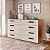 Cômoda Casal Lisboa para Quarto 150x83,5cm com 8 Gavetas e 6 Pés - Imagem 1