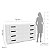Cômoda Casal Lisboa para Quarto 150x83,5cm com 8 Gavetas e 6 Pés - Imagem 17
