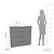 Cômoda Madri para Quarto 90x84cm com 4 Gavetas e Puxadores Embutidos - Imagem 9