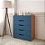Cômoda Madri Moderna para Quarto 90x104cm com 5 Gavetas - Imagem 14