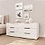Cômoda Madri Moderna 150x63cm com 6 Gavetas e Puxadores Embutidos - Imagem 12