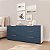 Cômoda Madri Moderna 150x63cm com 6 Gavetas e Puxadores Embutidos - Imagem 16